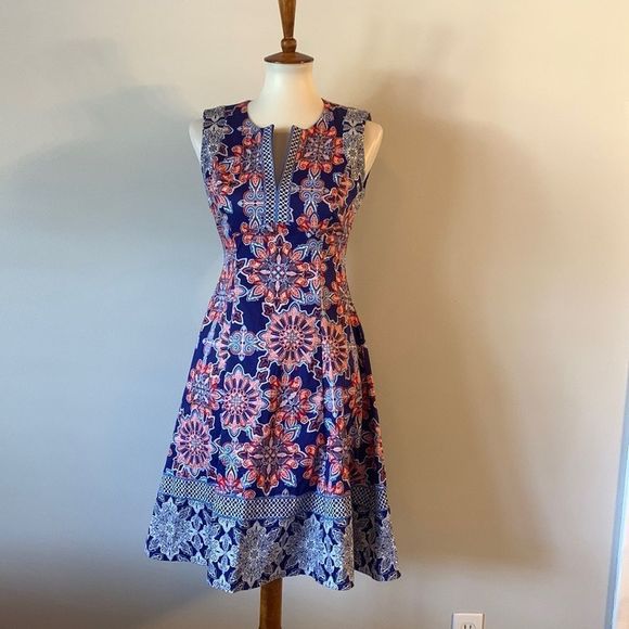 [ADORNE] Floral Sleeveless Dress - Size 0 - Picture 1 of 6